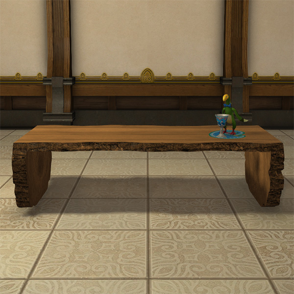 Rustic Log Table