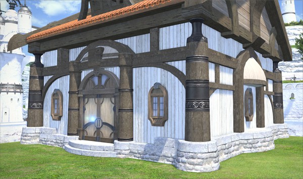 Riviera Cottage Wall Wood Ffxiv Housing Exterior - Exterior Wall Decoration Ffxiv