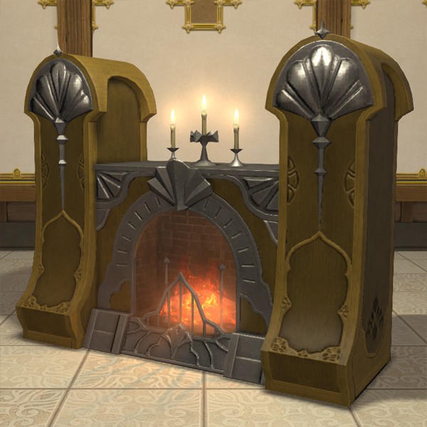 Deluxe Manor Fireplace