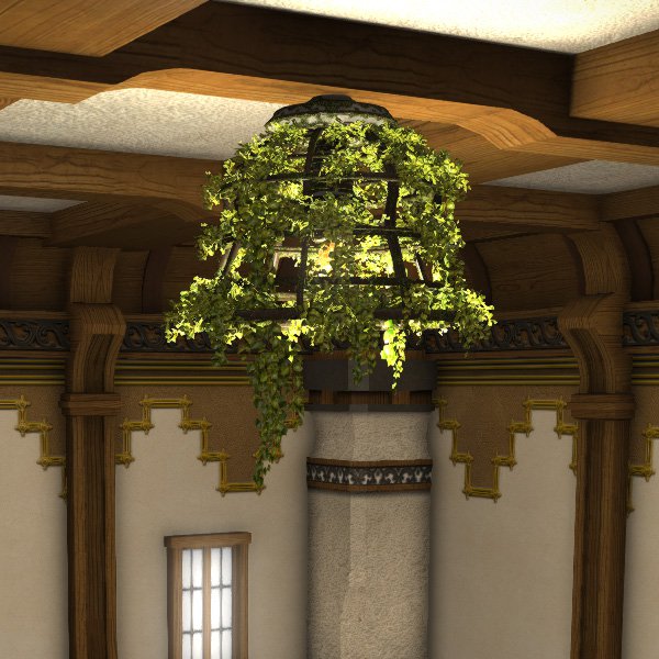 Leafy Ceiling Lamp